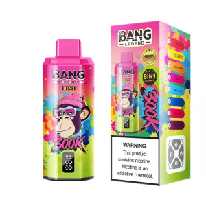 Bang Legend 300K Disposable Vape – 300000 Puffs 8-in-1 Flavor Switch Rechargeable Mesh Coil