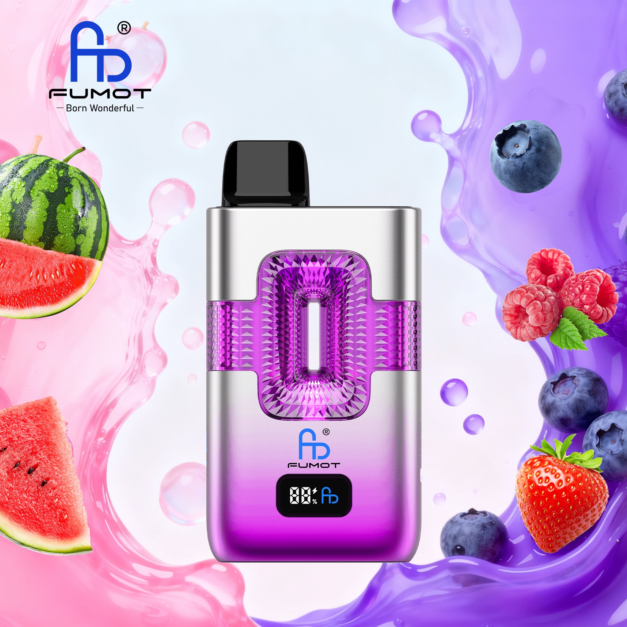 Fumot 50K Eco Vape Pod – High-Capacity 2-in-1 Prefilled Disposable