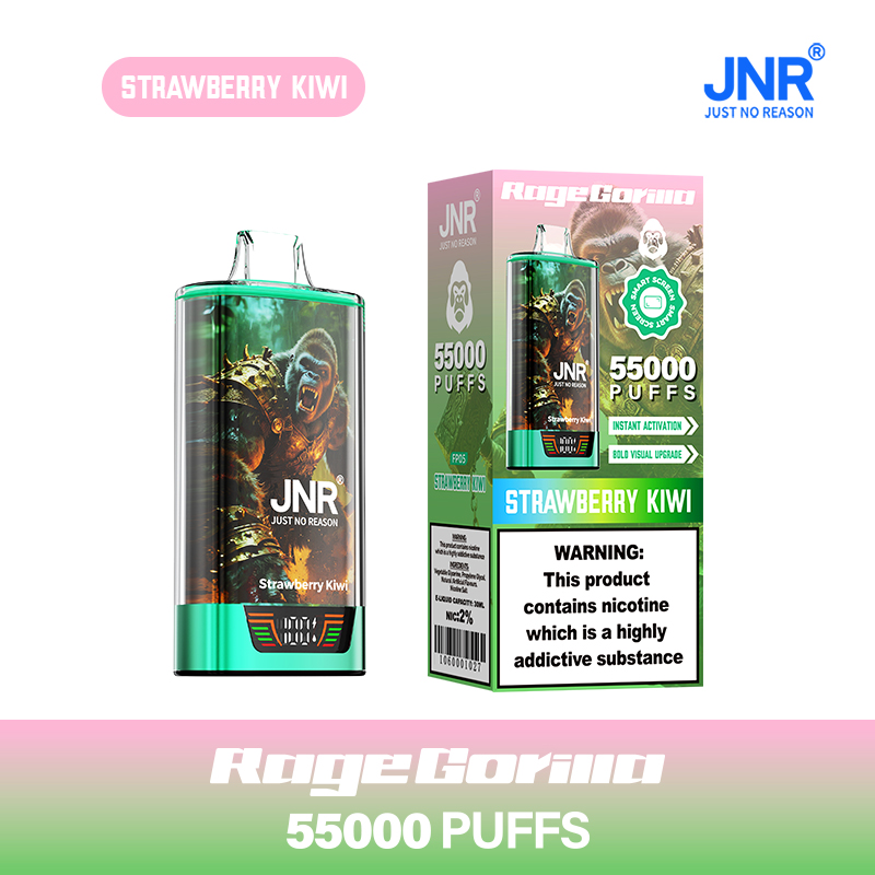 JNR Rage Gorilla 55000 Puffs 55K Digital LED Display Disposable Vape