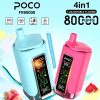 Poco FR 80K 4in1 disposable vape with ultra-high puffs and EU warehouse fast delivery.