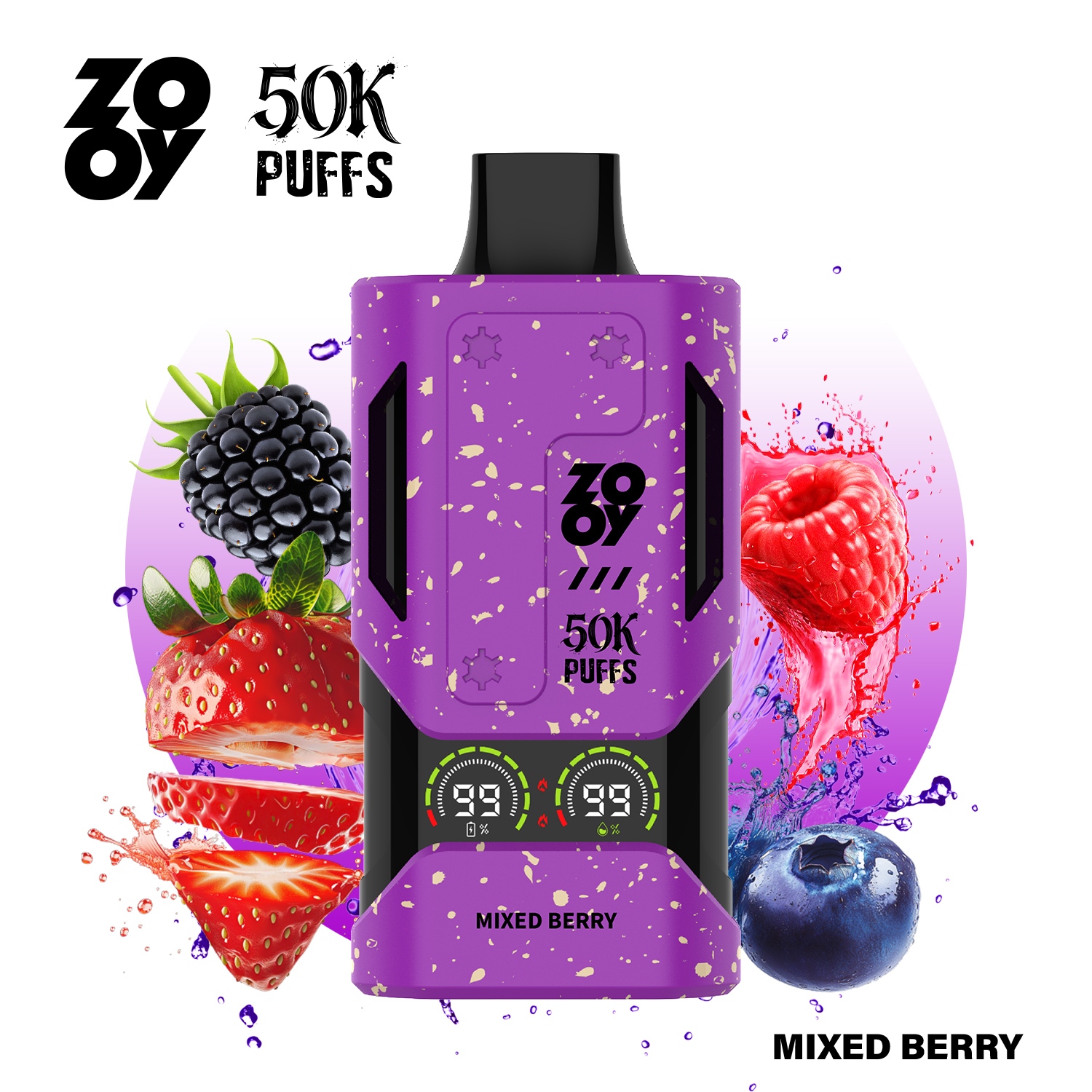 ZOOY Mecha 50K Puffs Disposable Vape | 50000 Puff EU Warehouse Shipping Vaper