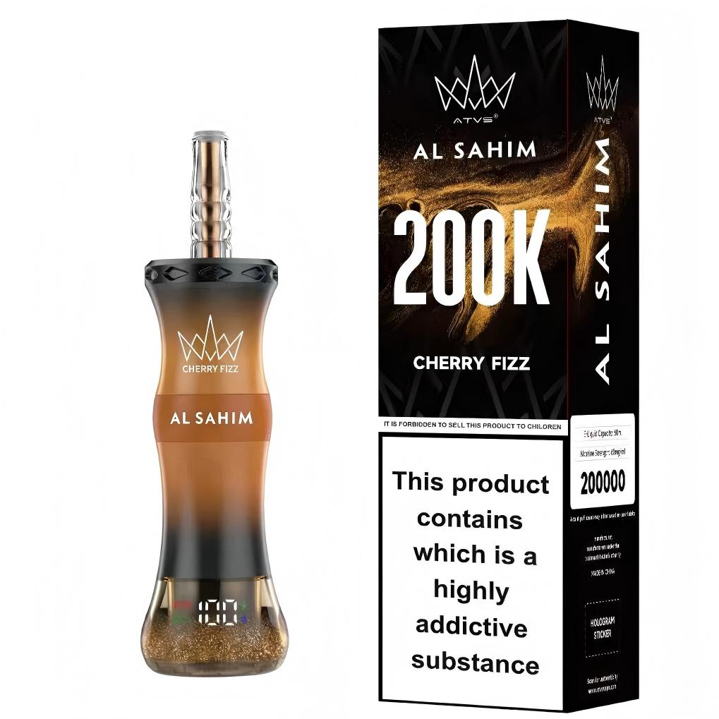 ATVS AL SAHIM 200K Puffs Vape – Smart Display Adjustable Airflow High Puff Vape Wholesale Supply