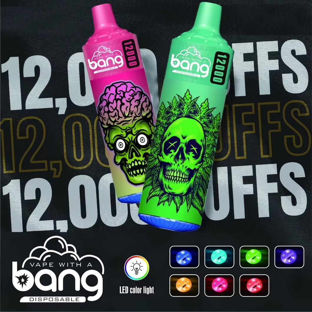 Bang DSK002 12000 Puffs Disposable Vape Pen Style Mesh Coil Rechargeable EU Stock