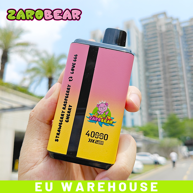 Zaro Bear 40000 Puffs Dual Flavors Wholesale Price EU Warehouse Disposable Vape