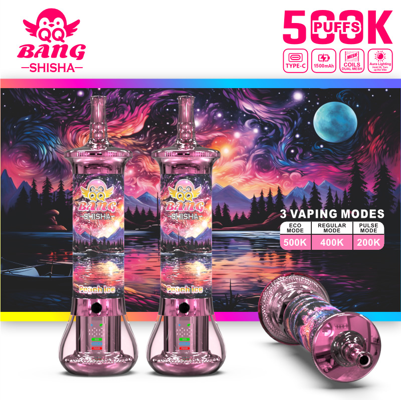 QQ BANG SHISHA 500K Vape | High Capacity Disposable Vape with Rich Flavors, Premium Mesh Coil & Wholesale Price