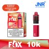 JNR FOX 10K Vape | Best Selling Rechargeable Replaceable Pod Kit with Mesh Coil, Long Lasting Performance & Wholesale Price