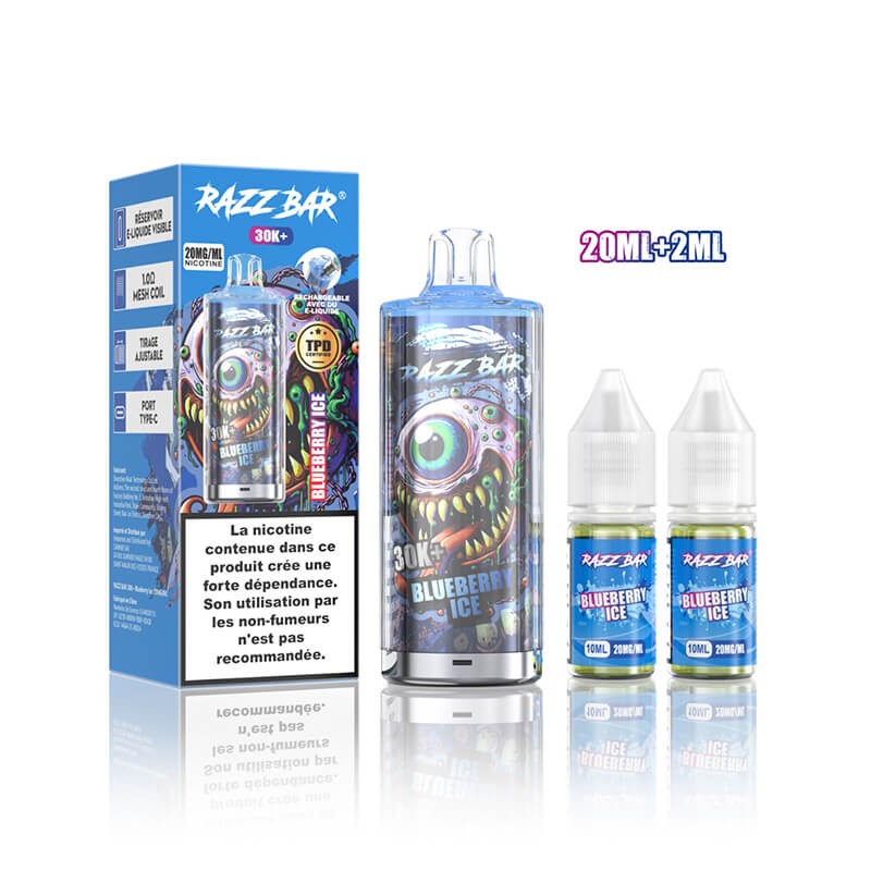 RAZZ Bar 30K+ Vape Device Wholesale | Premium Refillable E-Cigarette Pod, Long-Lasting Battery, Cheap Price & EU Warehouse Fast Shipping