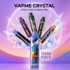 VAPME Crystal 15K Puffs Vape | Rechargeable Disposable Vape with 25ml Large E-Liquid Capacity, Hot Selling & Fast Shipping